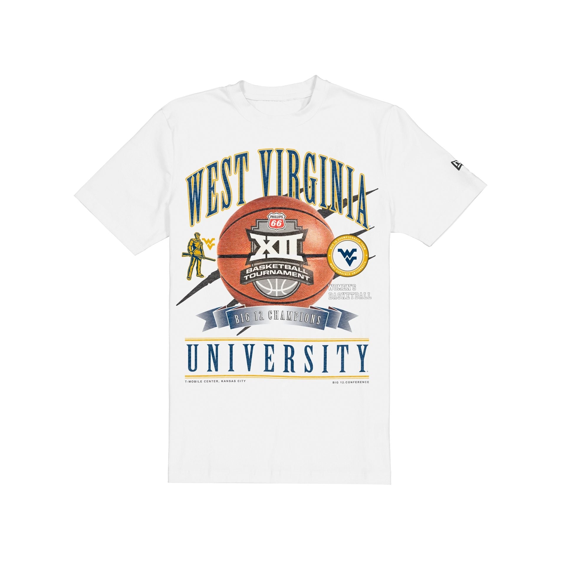 West Virginia Mountaineers 2026 Big 12 Women's Basketball Champions T-Shirt