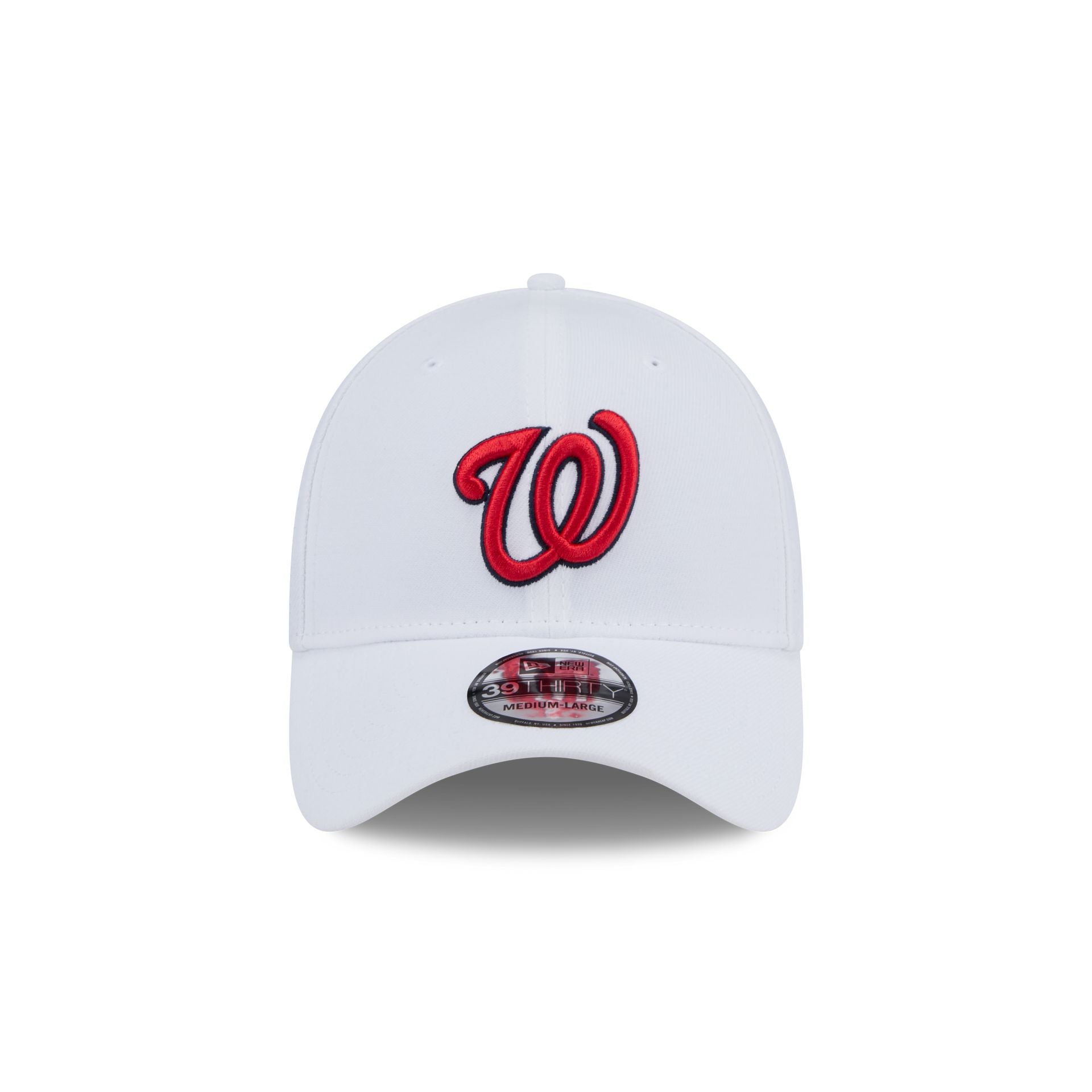 Washington Nationals Optic White 39THIRTY Stretch Fit Hat