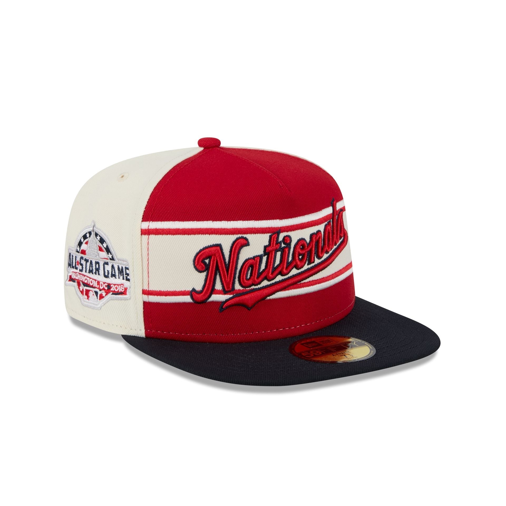 Washington Nationals Summer Derby 59FIFTY A-Frame Fitted Hat