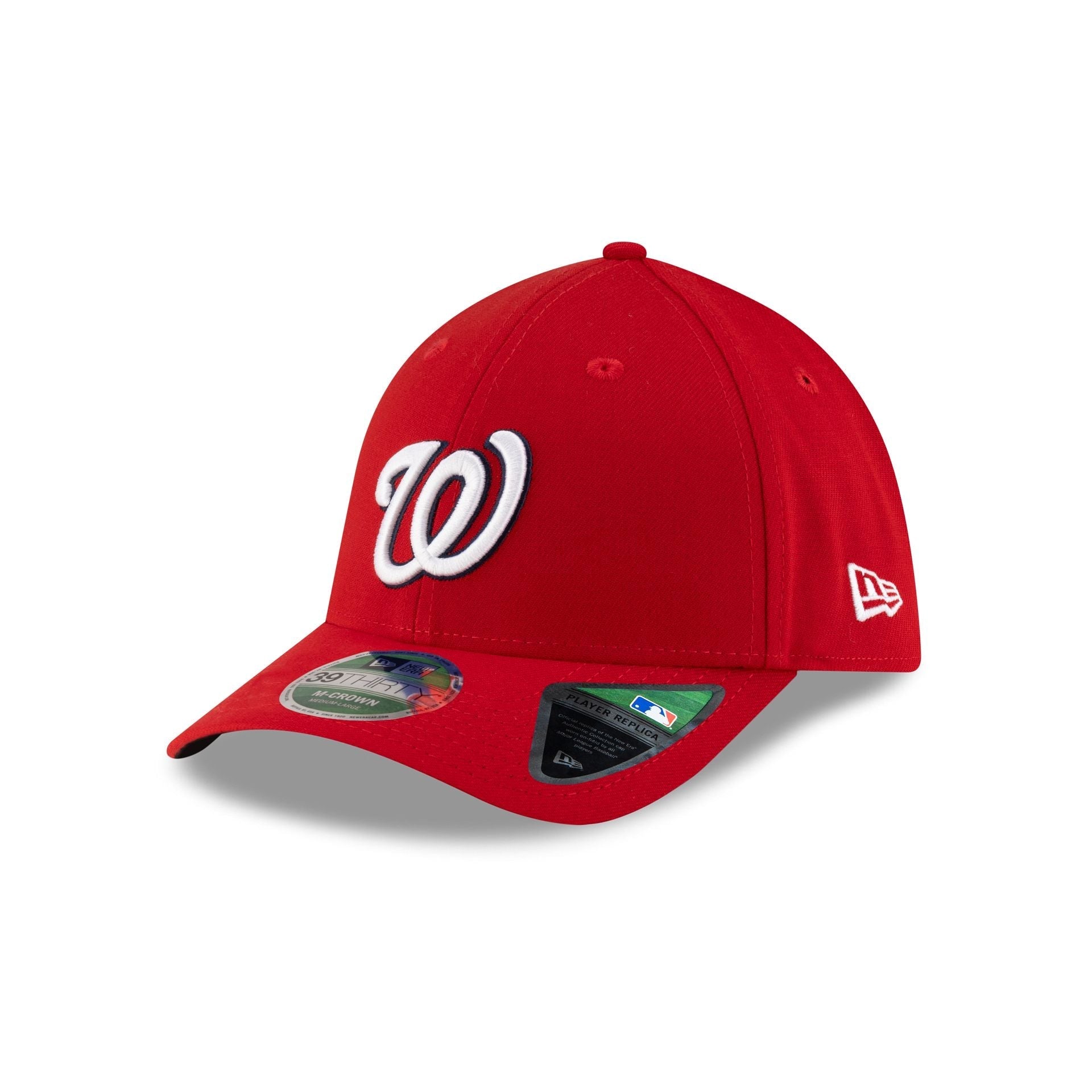 Washington Nationals Player Replica 39THIRTY M-Crown Stretch Fit Hat