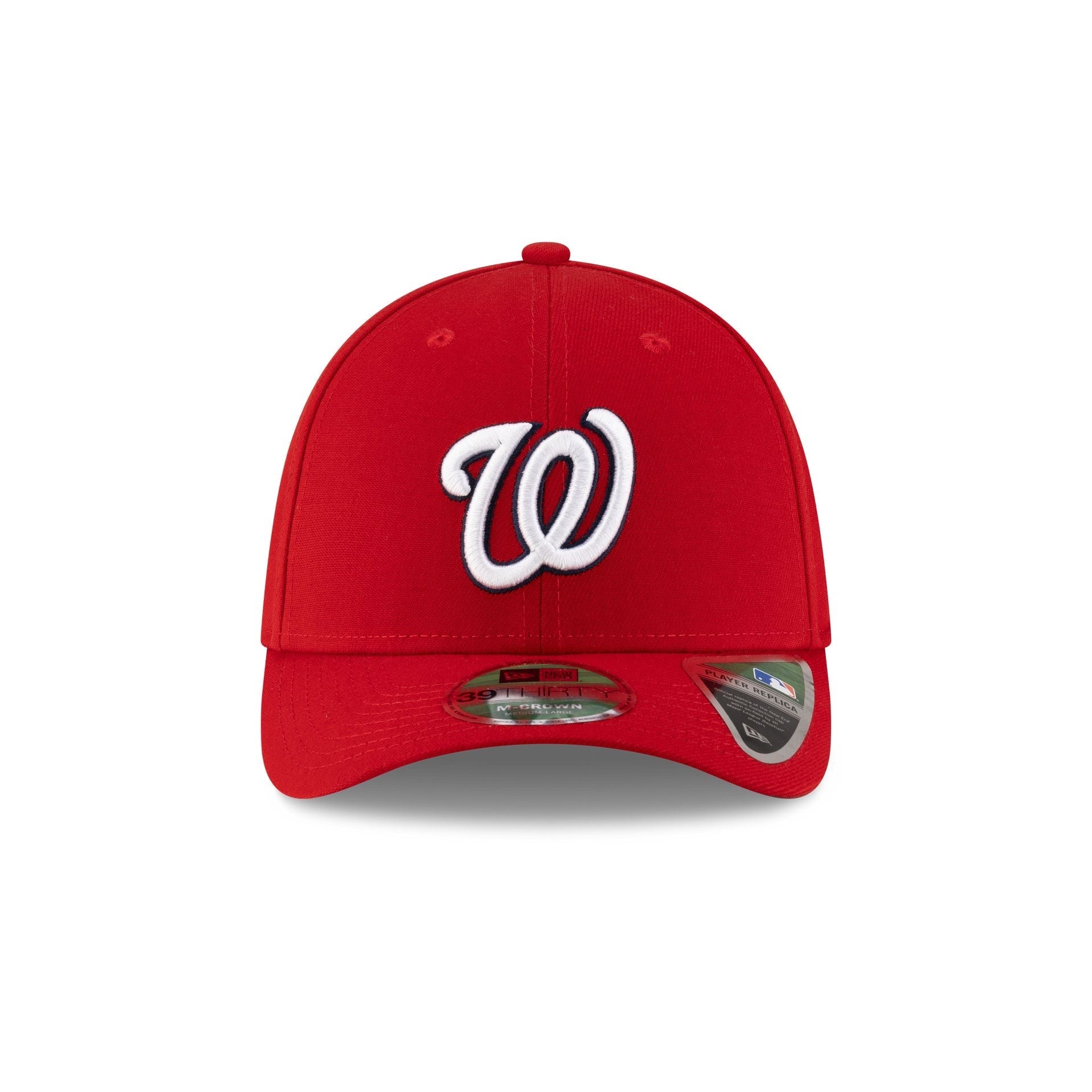 Washington Nationals Player Replica 39THIRTY M-Crown Stretch Fit Hat