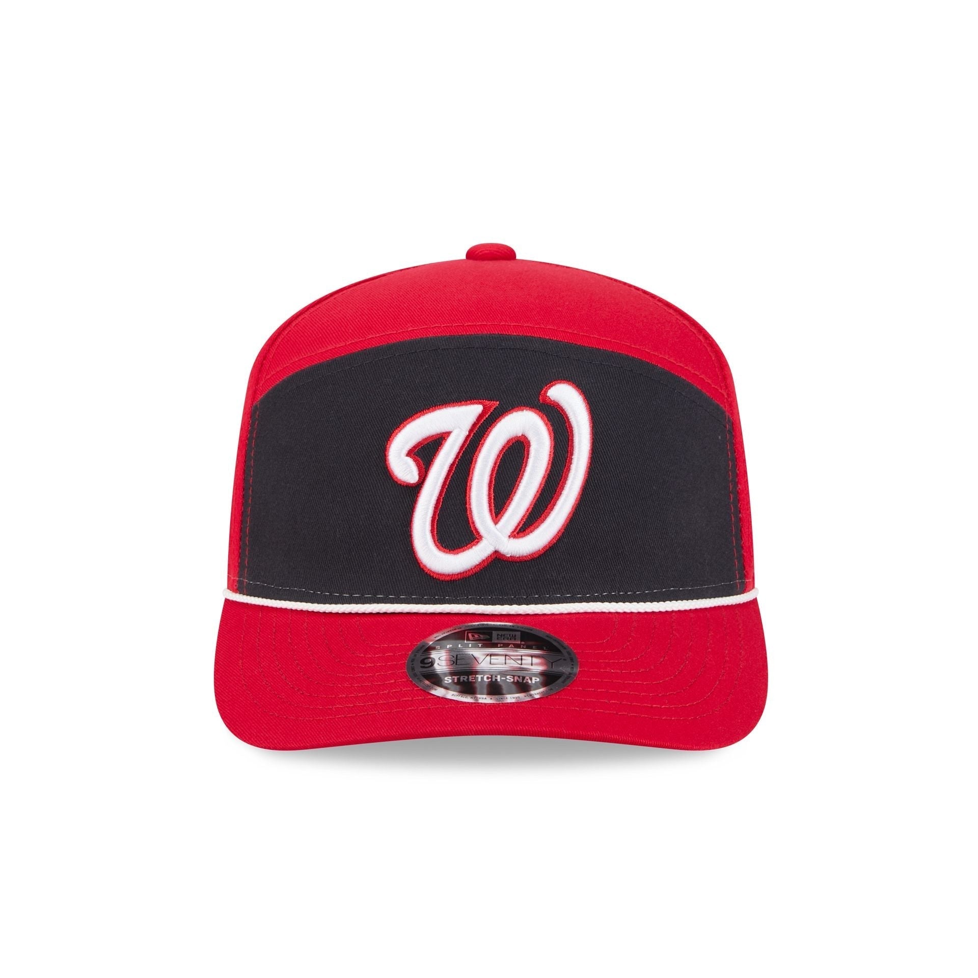 Washington Nationals Split Panel 9SEVENTY Stretch-Snap Hat