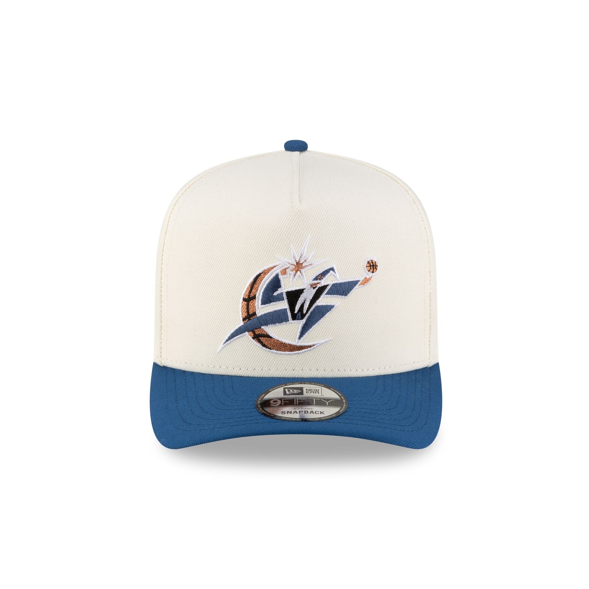 Washington Wizards 1997-2011 Hardwood Classics Express Chrome White 9FIFTY A-Frame Snapback Hat
